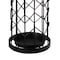 Vintiquewise Black Round Horizontal Design Umbrella Holder Stand for Indoor and Outdoor with Drip Water Tray QI004469 - alternate 6